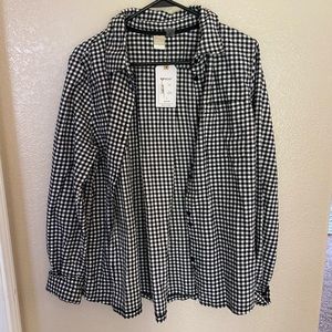 Roxy button up Long sleeve